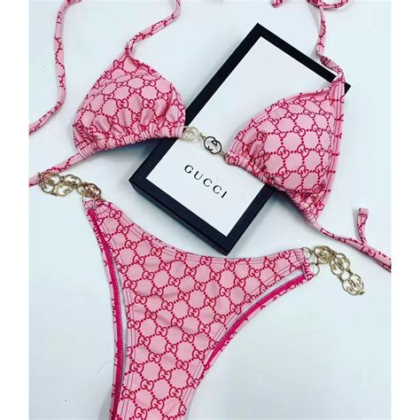 maillot de bain string gucci|gucci women's swimwear.